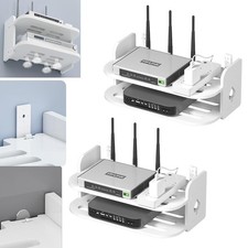 2Pcs Floating Wall Mount Shelf